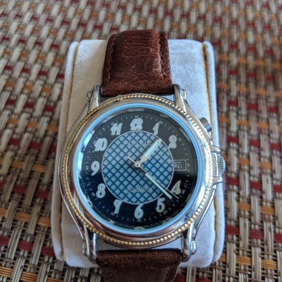 Rare Vintage Fossil Starmaster Classic 